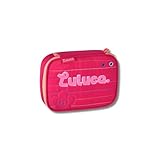 Estojo Box Luluca 36 Elásticos Juvenil Meninas Escolar 100 Pens Amplo Rosa