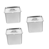 Conservation fraîcheur : fabriqué en acier inoxydable, ce récipient à glace empêche efficacement la détérioration, garantissant que vos friandises maison conservent fraîcheur et texture, bols à sundae réutilisables, récipients à glace faits maison