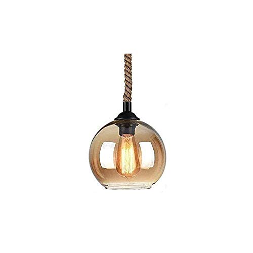 Plafonnier lustre en verre dépoli luminaire suspendu LED pour cuisine chambre et restaurant