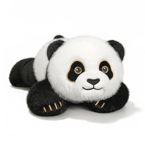 milkcheesepals 4lbs Weighted Panda Stuffed Animals, 19 Inch Panda Plush, for Birthday Kids Panda Gift Party Decors Birthday Christmas (Panda)