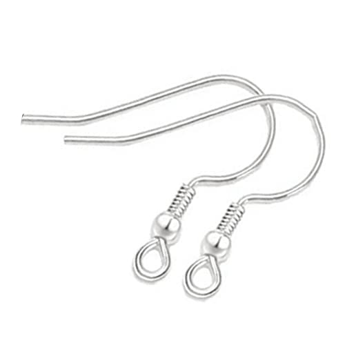 Jenngaoo 500Pcs Gloss Silver Metal DIY Earring Hooks and Jump Rings Jewelry Accessories for DIY Earring Jewellery Making - Image 4