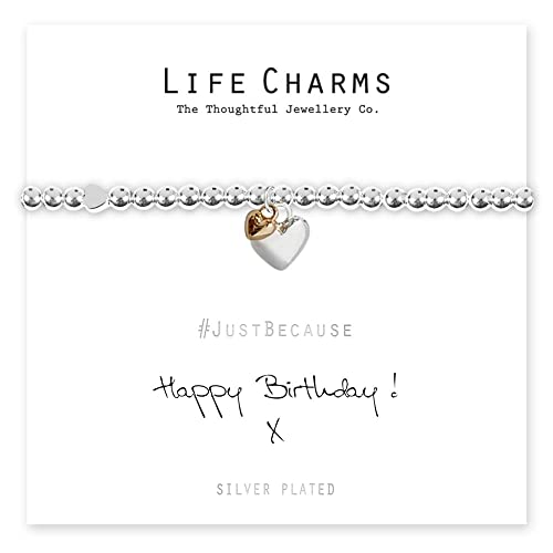 Image of Life Charms Women Jewellery Happy Birthday Bracelet Wristband Ladies Gift