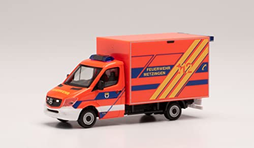 Mercedes-Benz Sprinter Herpa Pompiers Metzingen vehicule miniature HO echelle 1/87