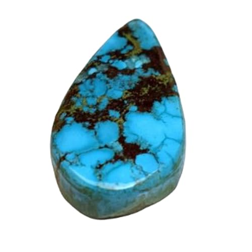 Cabochon turquoise naturelle unique pour création de bijoux de prestige