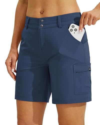Willit Women'S Golf Hiking Shorts Cargo Quick Dry Athletic Shorts