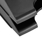 Amazon Basics Rectangular Stackable Desk Organizer Office Letter Tray, File Storage, Paper Organizer, Black, 2-Pack - Image 3
