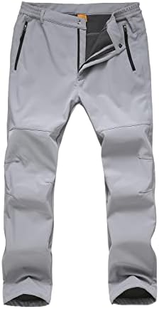 Lavenicole Calças masculinas de esqui na neve, impermeáveis, com isolamento térmico, inverno, caminhadas, snowboard, forro de lã