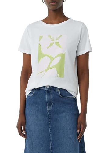 T-Shirt Femme Comma 2163761 haut en coton premium pour un look quotidien
