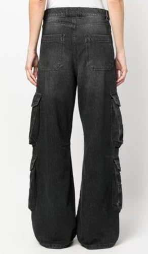 SperLucky Women's Jeans High Waisted Straight Leg Stretchy Jeans Loose Wide Leg Denim Pants4