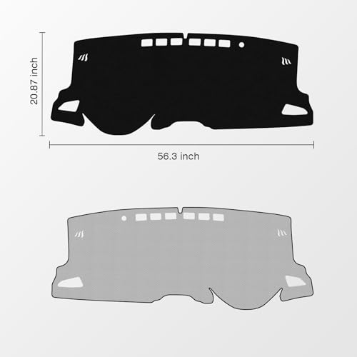 Alfombrilla de salpicadero para Toyota Corolla 2019-2024 interior accesorios 2