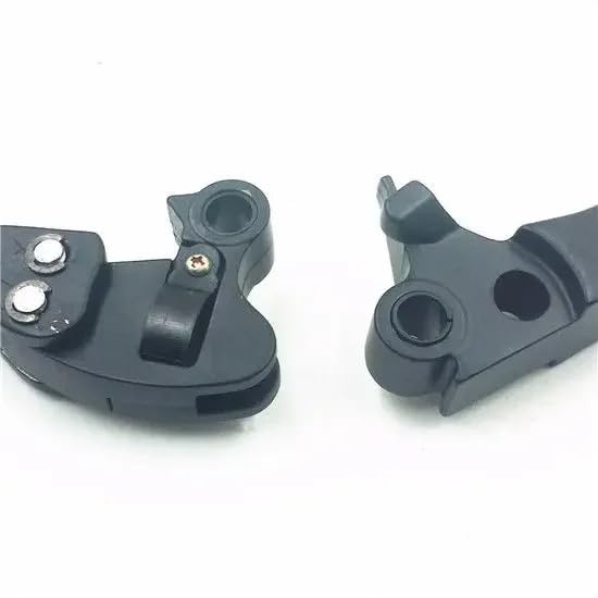 Palanca de Embrague Freno Ajustable con Calavera Negra para Motocicleta Harley