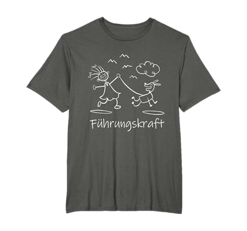 Führungskraft Hund Hundebesitzer Gassi Gehen Sprüche T-Shirt