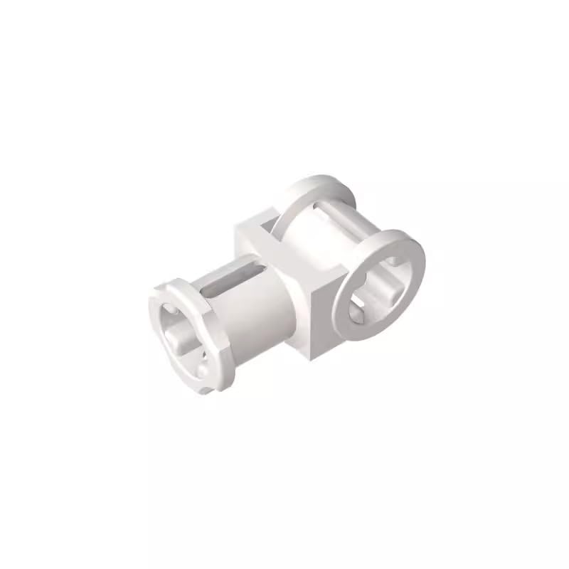 Gobricks Shaft Bolt Connection Technic Axle Connector with Axle Hole 32039 42135 4107081 GDS-931 50Pieces Compatible with Lego Classic Bulk Toy MOC Color:White โ image 1