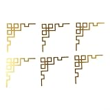 Pegatinas de pared de espejo acrílico para esquina diagonal, calcomanías decorativas de espejo para el hogar, habitación, gabinete, fondo, pared, expansión, espacio, decoración, 6 unidades, 10 cm