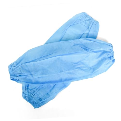110pcs Disposable Oversleeve Nonwovens Shoes Cover Protective Cover Rain Boots Covers Blue for Cleaning