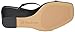 The Drop Women's Sophia Two Strap Wedge,Black, 8