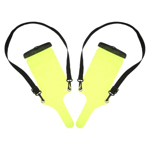 MUELODSIC Bolsa para Radio Portátil 2 Piezas Verde con Correa Ajustable, Estuche Resistente para Radio Marina, Protección contra Agua y Polvo Adecuado para Deportes al Aire Libre