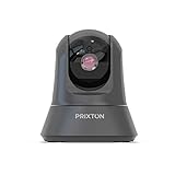 PRIXTON IP1080p - Cámara IP Full HD, Cámara de Vigilancia con WiFi y Visión Nocturna para Interior, Hogar, Tienda, Altavoz y Micrófono Integrados, Conexión App móvil con Acceso a 6 usuarios
