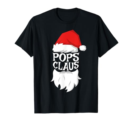 Pops Claus Camiseta Santa Pops Christmas Shirt Camiseta
