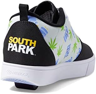 HEELYS Men's Pro 20 South Park Wheeled Heel Shoe, Black/Gentle Grey/Blue, 7 | Image 5