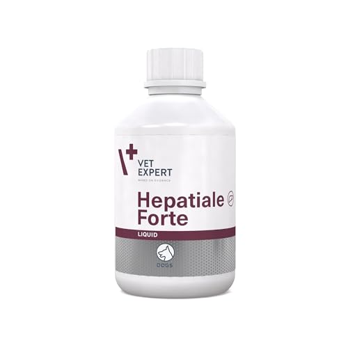 VetExpert Hepatiale Forte Liquid | 250 ML | Aliment complémentaire pour Chiens | pour Soutenir la Fonction hépatique en Cas de Troubles avancés