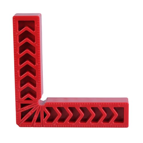 WEISUYUUS 90 Degree Right Angles Positioning Square Clear Scale for Precise Measurements & Markings in Woodworking & Projects