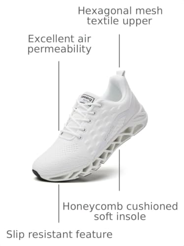 Image of TSIODFO Men Sneakers Fashion Sport Running Athletic Tennis Walking Shoes