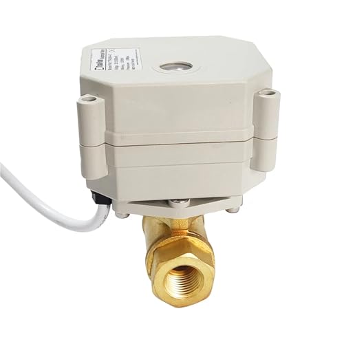 Válvula de bola eléctrica para sistemas de agua y calefacción HVAC en instalaciones DN15 NPT 4