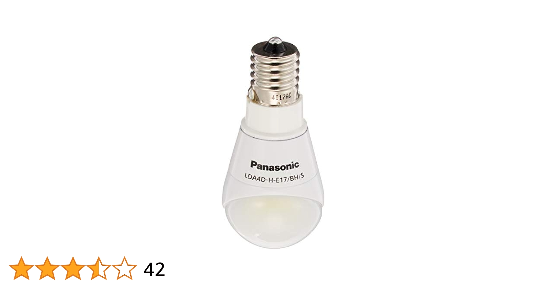 Amazon | パナソニック LED電球 EVERLEDS 口金直径17mm 電球25W