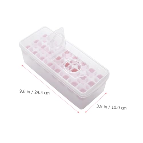 Molde para Cubos de Hielo con Tapa y Contenedor de Silicona miniatura 5