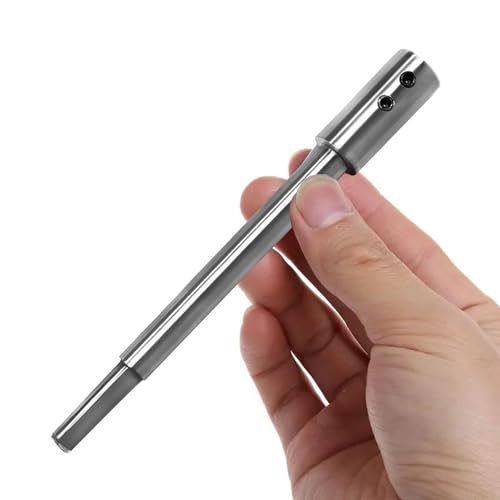 169 mm Bohrerweiterung für Forstner-Bohrer mit 3/8 Zoll Schaft, Bohrverlängerung für Flachschneider, extra lange Verlängerung zum Fräsen besonders tiefer Löcher und