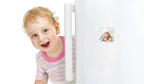 Imán personalizado para refrigerador 2x2 pulgadas miniatura 2