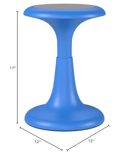 Image of Regency Glow 17 inch Stool, Blue