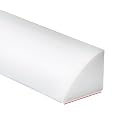 Duzzy 78 Inch Flexible Quarter Round Molding, Silicone Rubber Peel and Stick Shower Water Barrier Suitable for the Shower Corner or Kitchen Countertop Sink and Cooktop