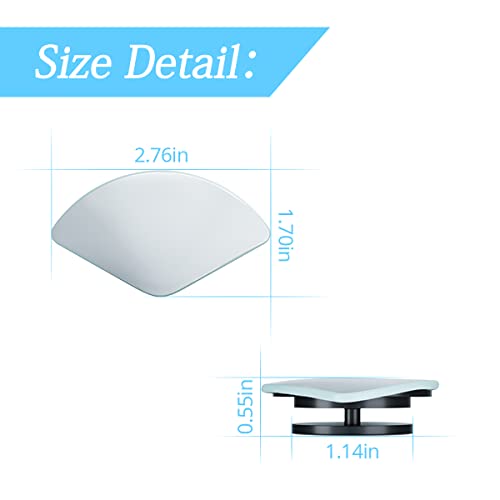 image for Blilo Car Blind Spot Mirror, 2PCS HD Convex Glass Angle Adjustable for