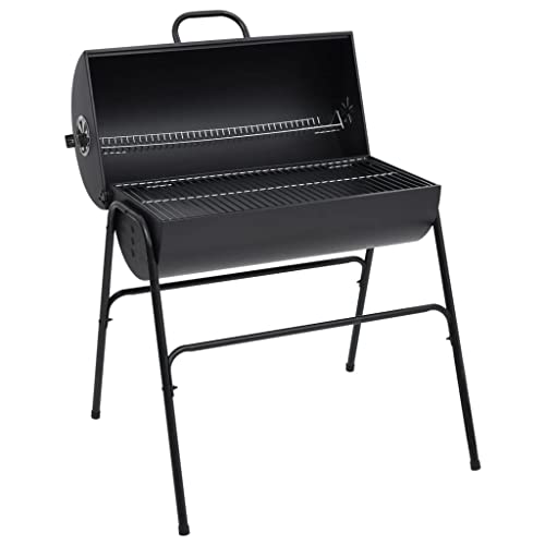 Vidaxl - Parrilla Barril 2 Rejillas De Cocción Negro Acero 80X95X90 Cm - Negro En Oferta Vxl Parrilla Barril 2 Rejillas De Cocción Negro Acero 80X95X90 Cm