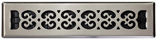 Decor Grates Sph214-Nkl Floor Register, 2X14, Brushed Nickel Finish #TOP1