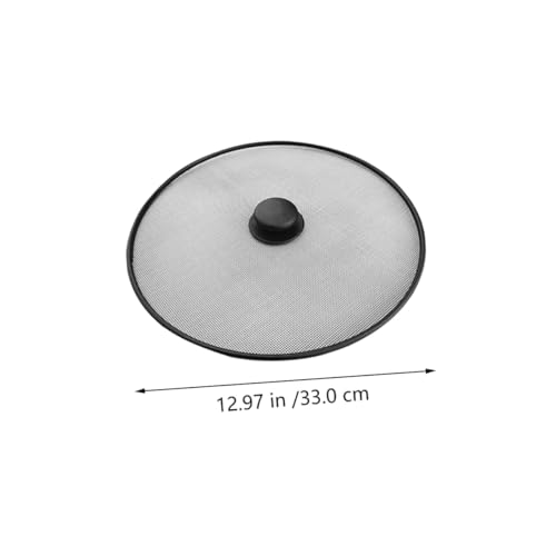 HEANUJJ 2Pcs Stainless Steel Splatter Screen Pot Cover Oil Splash Guard with Dense Mesh Anti-oil Splashing Lid for Kitchen Cooking Easy-clean Grease Splatter Shield by HEANUJJ - Image 3