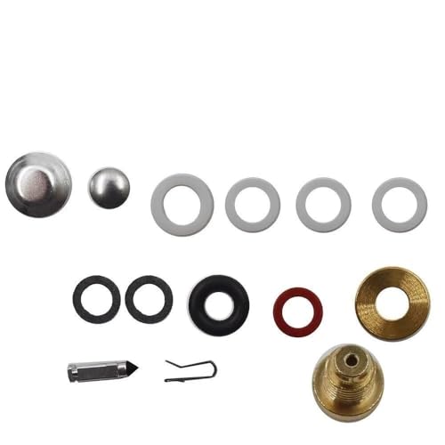 Carburador para Johnson Evinrude 9,5 fueraborda kit reparacion con flotador 1964-1973 OMC 382048 5