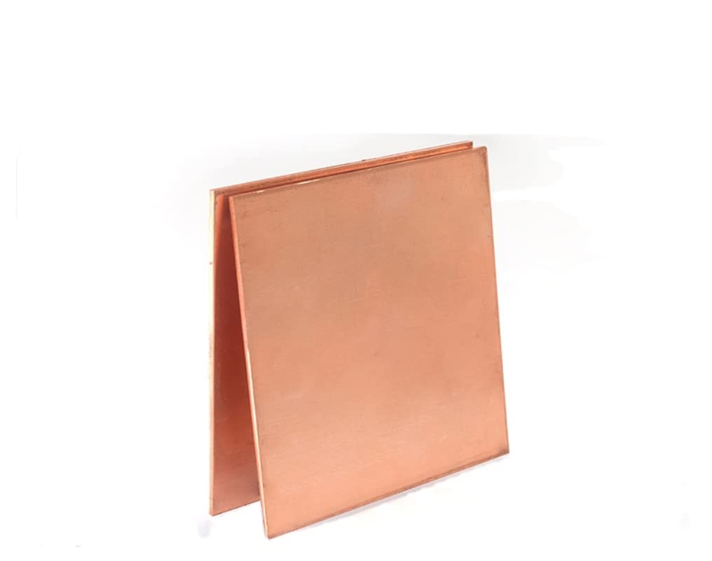 1 Szt. Blacha Miedziana T2, Grubość 0,5/0,8/1/2/1,5 Mm, 100 * 100 Mm, Blacha Miedziana, Wycinanaowo, Rama Cnc, Forma Do Samodzielnego Montażu, Podkładka Konstrukcyjna/200 * 300Mm/1.2Mm