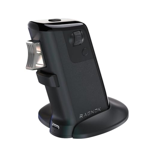 RAGNOK FireGrip Gun Mouse for Shooter Games — Vertical Pistol Grip Design, Vibration Feedback, 2.4G Wireless & Wired, Programmable Buttons for FPS Gaming
