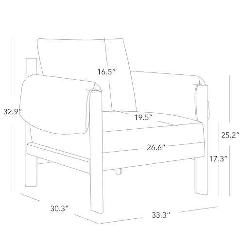 Sillón Plegable Tela Beige miniatura 2