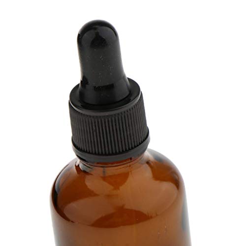 Bouteilles pour parfum en verre ambré avec compte-gouttes précis 12pcs
