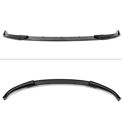 FREEMOTOR802® Front Bumper Lip, Compatible with 2020-2024 Tesla Model Y, Air Dam Chin Spoiler Splitter IKON Style PP Polypropylene Carbon Fiber Print, 2021 3PCS - Thumbnail 4