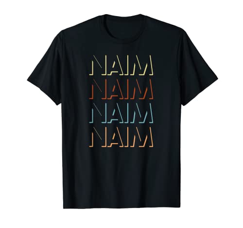 Naim First Name Tshirt My Custom Tee Named Maglietta