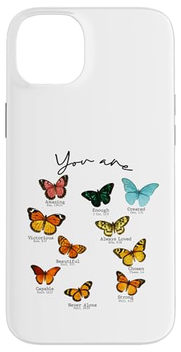 Faith and Hope Butterflies �L���X�g�������f�U�C�� �X�}�z�P�[�X iPhone 14 Plus �p
