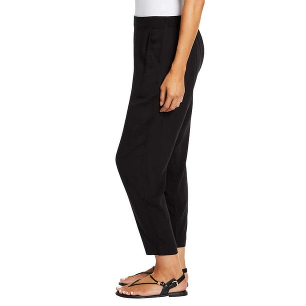 Jessica Simpson Womens Printed Pull-on Pants,Black,Small2