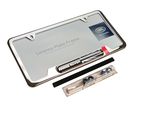 Range Rover Chrome Polished License Plate Frame