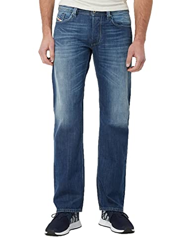Diesel Herren Straight Jeans Larkee Pantaloni, Blau (Medium Blue 008XR),...