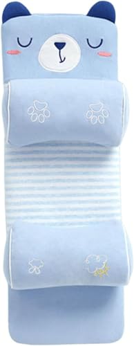 HUJINGLI Baby Head Shaping Pillow, Flat Head Pillow, Children's Pillow with Case, Suitable for Babies Sleeping Thin and Flat, Corrects Head Shape, Shapes, Breathable, Silky